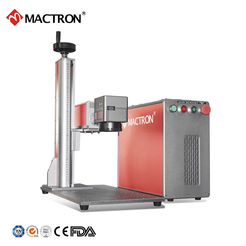 20W Metal Desktop Fiber Laser Marking Machine Raycus Source