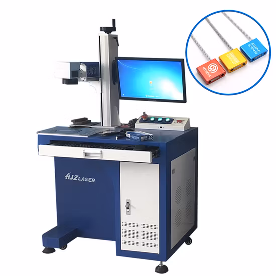 20W 30W Laser Marking Machine for Metal Plastic Animal Ear Tag Security Seals